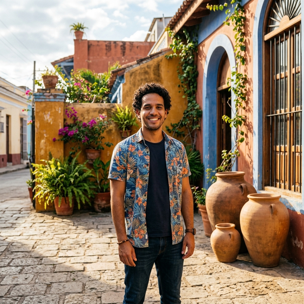 Alejandro, anfitrión y fundador de CartaCuba